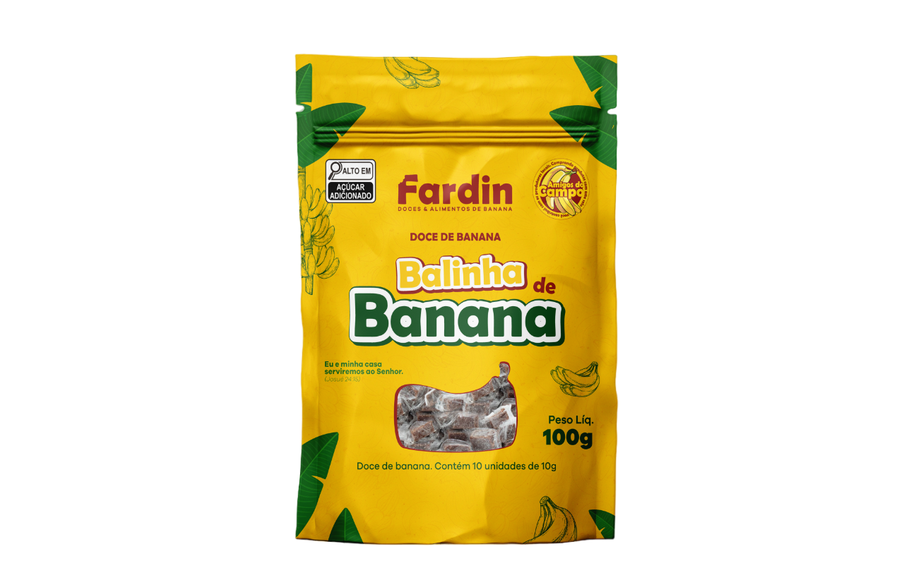 Balinha de Banana 100g