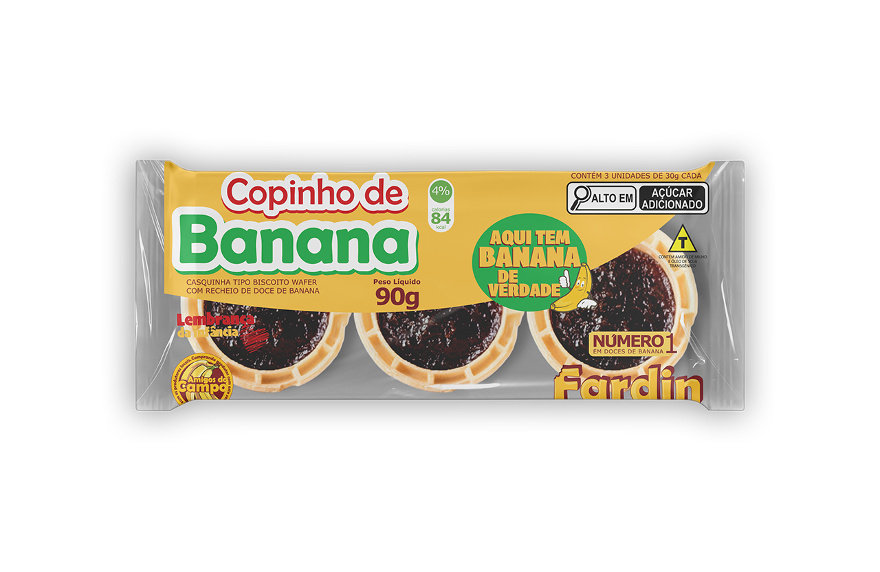 Copinho de Banana - 90g - NOVA